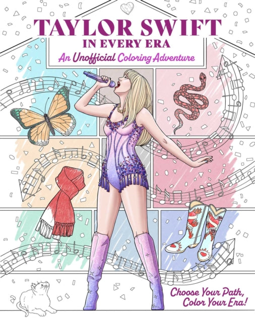 Taylor Swift in Every Era: An Unofficial Coloring Adventure