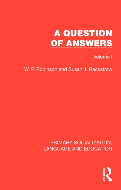 A Question of Answers: Volume I