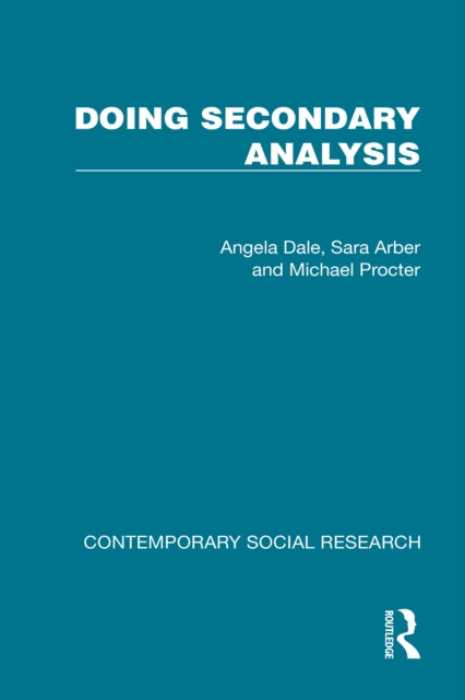 Doing Secondary Analysis