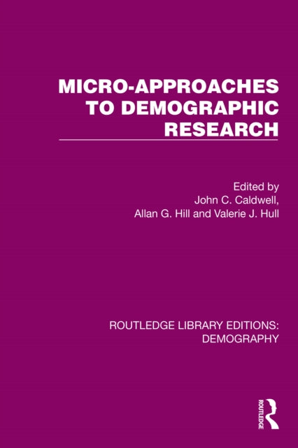 Micro-Approaches to Demographic Research