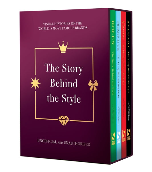 The Story Behind the Style Box Set: Visual histories of Tiffany and Co, Cartier, Bulgari and Rolex