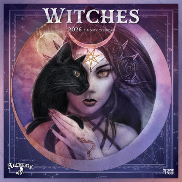 Alchemy, Witches 2026 Square Flap Calendar