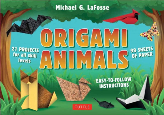 Origami Animals Kit: Make Colorful and Easy Origami Animals: Kit Includes Origami Book, 98 Papers and 45 Original Projects