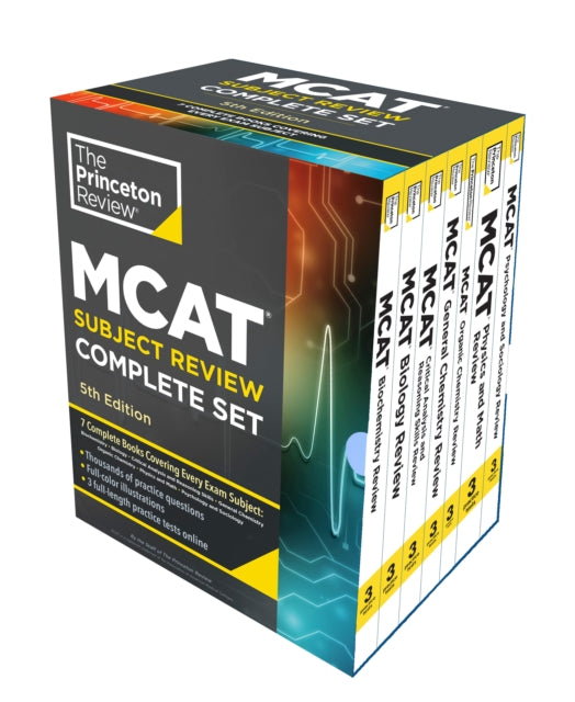 Princeton Review MCAT Subject Review Complete Box Set, 5th Edition: 7 Complete Books + 3 Online Practice Tests