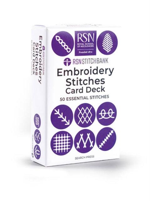 RSN Stitch Bank: The Embroidery Stitches Card Deck: 50 Essential Stitches