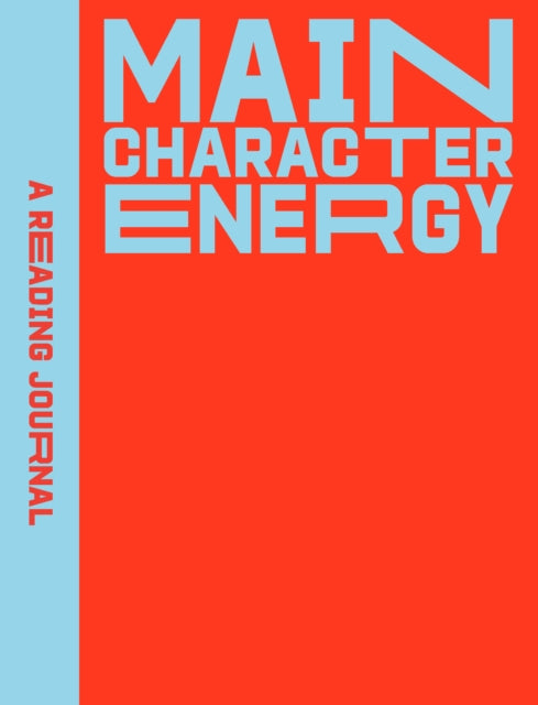 A Reading Journal: Main Character Energy: All about characters reading journal, Book review log, Track your reading progress, A5 Reading Log Notebook