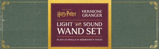 Harry Potter: Hermione Granger Light and Sound Wand Set: Plays 12 Spells in Hermione’s Voice!