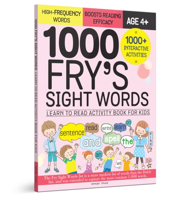 1000 Fry's Sight Words: Learn to Read Activity Book for Kids