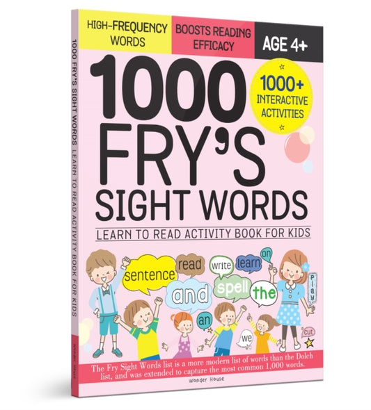 1000 Fry's Sight Words: Learn to Read Activity Book for Kids