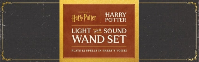 Harry Potter: Harry Potter Light and Sound Wand Set: Plays 12 Spells in Harry’s Voice!