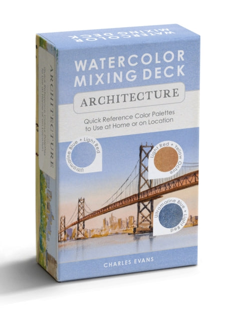 Watercolor Mixing Deck: Architecture: Quick Reference Color Palettes to Use at Home or on Location