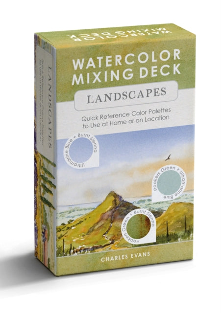 Watercolor Mixing Deck: Landscapes: Quick Reference Color Palettes to Use at Home or on Location