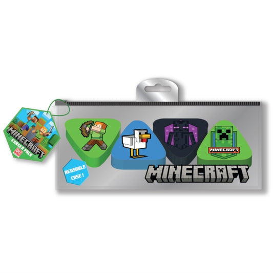 Minecraft (Icons) Eraser Set