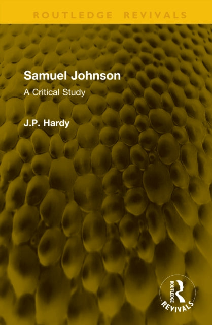 Samuel Johnson: A Critical Study