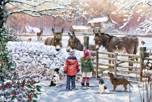 Jigsaw 500 Piece - Donkey Friends (L)