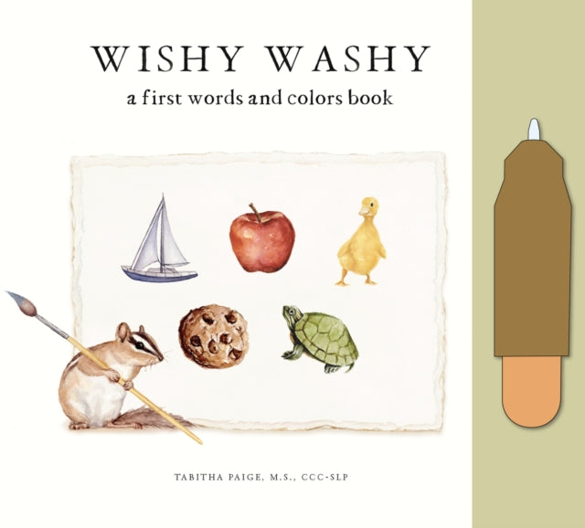 Wishy Washy (Water Reveal Edition): A Reusable Water Reveal Activity Book Teaching First Words and Colors
