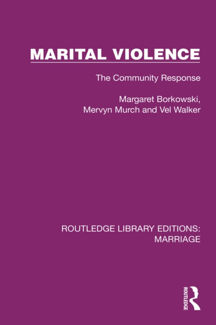 Marital Violence: The Community Response