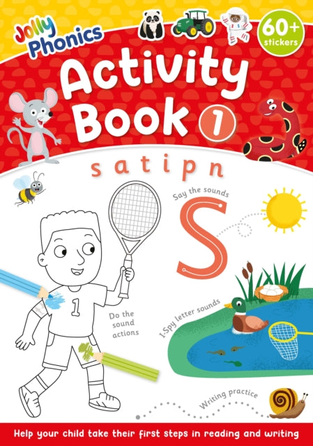 Jolly Phonics Activity Book 1: in Precursive Letters (British English edition)