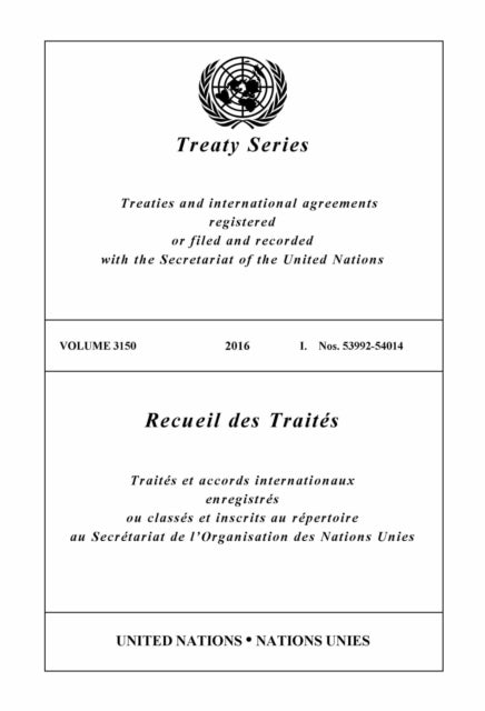 Treaty Series 3150 (English/French Edition)