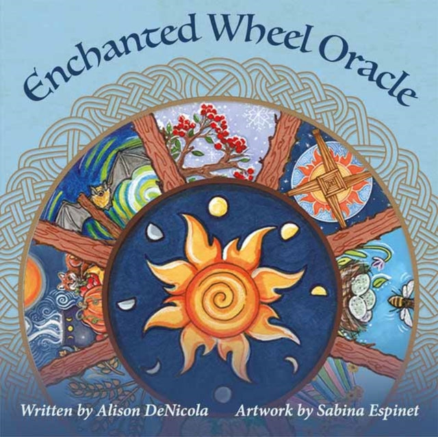 Enchanted Wheel Oracle: 45 Round Cards with Hand-Painted Art— Explore Spiritual Pathways, Portals, and Elemental Energy with the Celtic Wheel of the Year, Cycles of Nature, Includes 128-Page Illustrated Guidebook for Oracular Readings