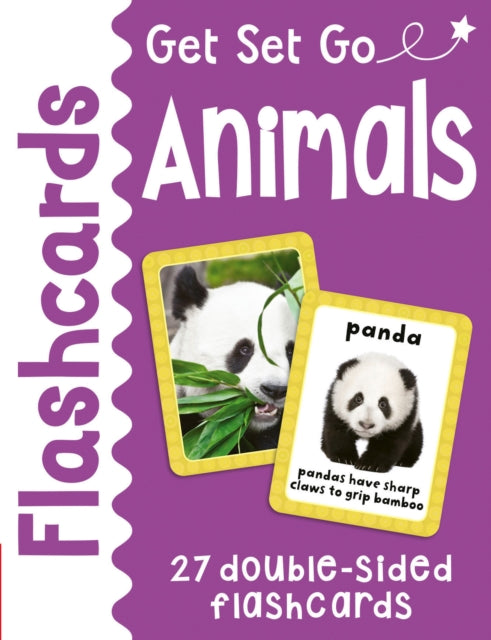 Animals Flashcards: 27 Double Sided Flash Cards