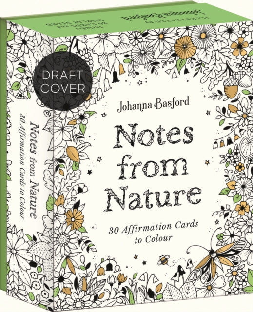 Johanna Basford's Notes from Nature: 30 Affirmations Cards to Colour
