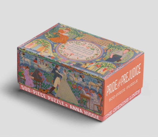 Pride & Prejudice: The Opening Lines: A 500-Piece Jigsaw Puzzle for Adults, Premium Quality, Beautiful Design, For Jane Austen Fans