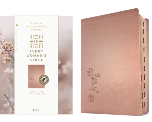 KJV Every Woman's Bible, Filament Enabled, Rose, Indexed: King James Version, Rose Gold, Filament Enabled Leatherlike, Every Woman's Bible, Indexed, Red Letter