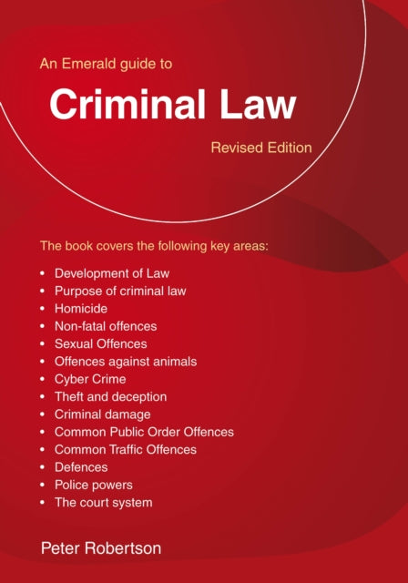 An Emerald Guide to Criminal Law: Revised Edition