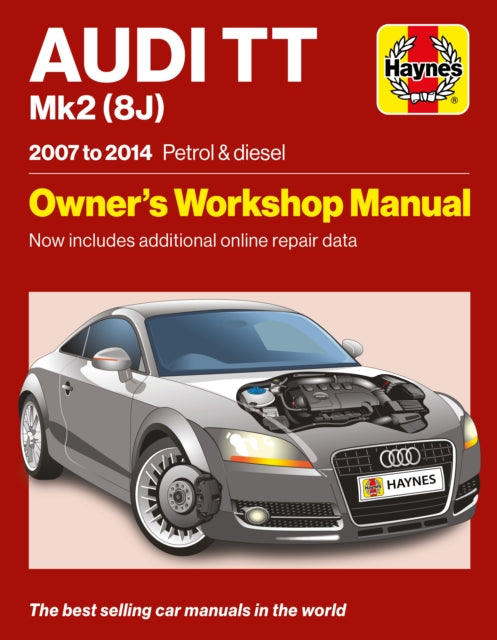 Audi TT Mk2 (8J) 2007 to 2014 Petrol & Diesel: Owners Workshop Manual - Now includes additional online repair data