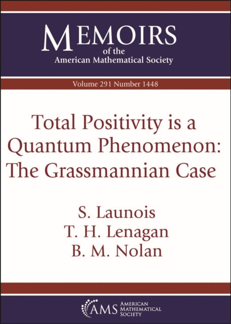 Total Positivity Is a Quantum Phenomenon: The Grassmannian Case