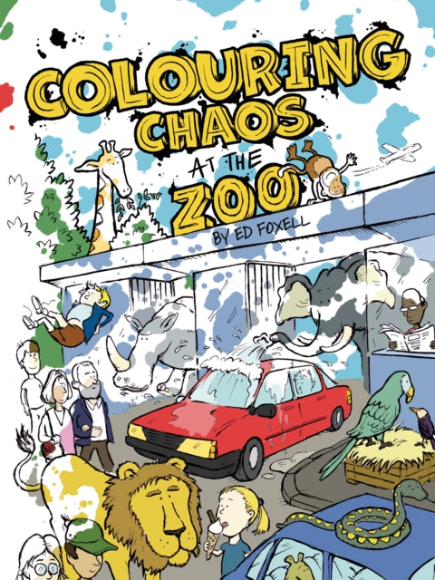 Colouring Chaos at the Zoo: A Cheeky Animal Filled Colouring Book for All Ages