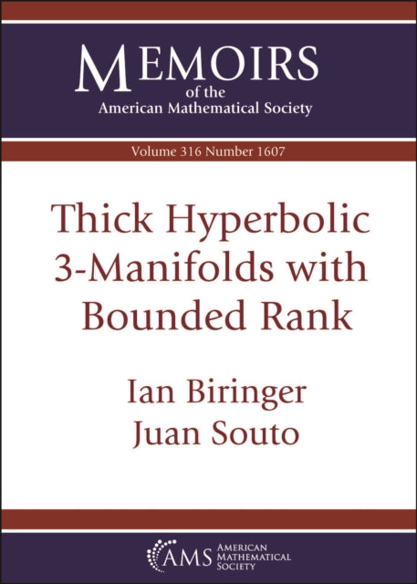 Thick Hyperbolic $3$-Manifolds with Bounded Rank