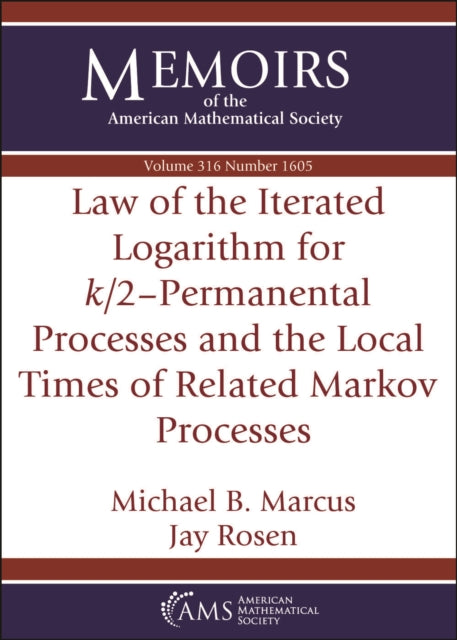 Law of the Iterated Logarithm for $k/2$-Permanental Processes and the Local Times of Related Markov Processes