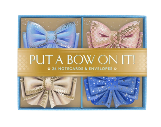 Put a Bow on It! Notes: 24 Notecards & Envelopes
