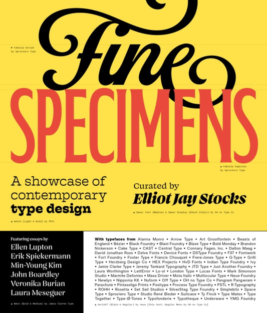 Fine Specimens: A Showcase of Contemporary Type Design