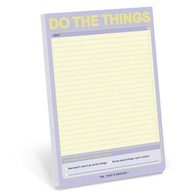 Knock Knock Do the Things Pad (Pastel Version)