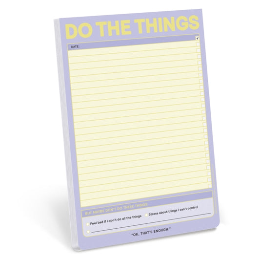 Knock Knock Do the Things Pad (Pastel Version)