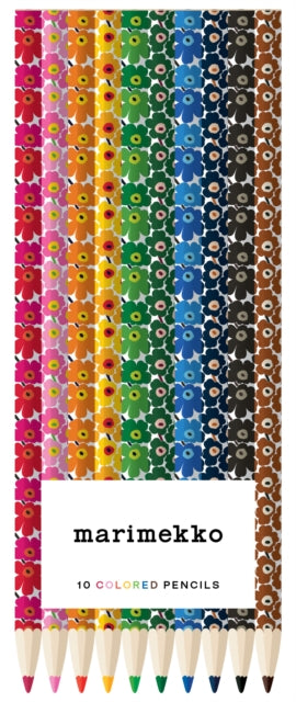 Marimekko Colored Pencils (Unikko): 10 Colored Pencils