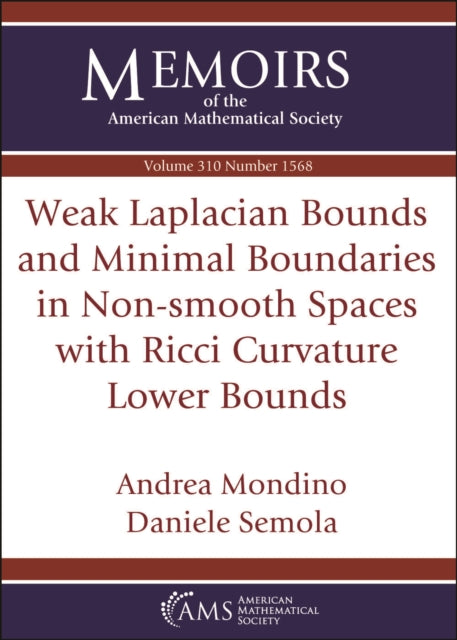 Weak Laplacian Bounds and Minimal Boundaries in Non-smooth Spaces with Ricci Curvature Lower Bounds