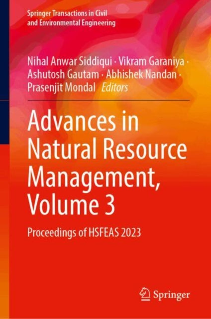 Advances in Natural Resource Management, Volume 3: Proceedings of HSFEAS 2023