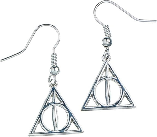 Harry Potter Deathly Hallows Drop Earrings