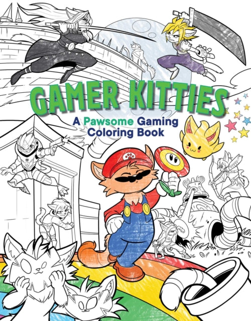 Gamer Kitties Coloring: A Pawsome Gaming Coloring Book
