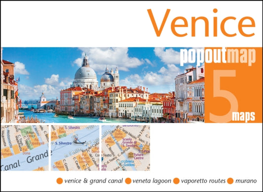 Venice PopOut Map: Pocket size, pop up city map of Venice