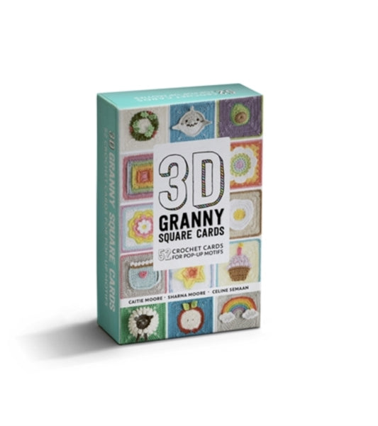 3D Granny Squares Cards: 52 Crochet Cards for Pop-Up Motifs