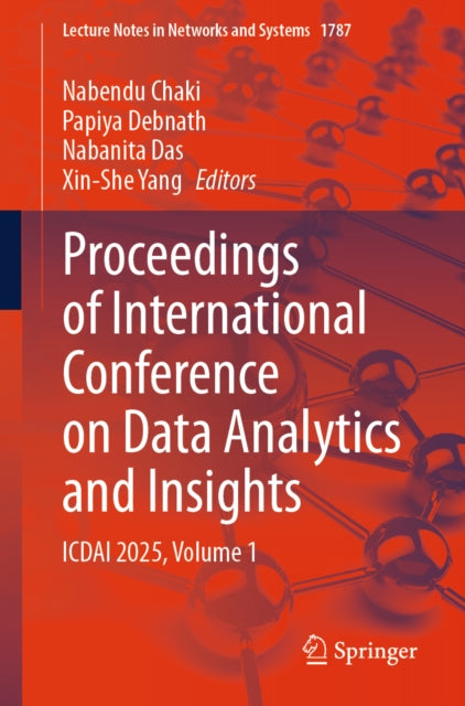 Proceedings of International Conference on Data Analytics and Insights: ICDAI 2025, Volume 1