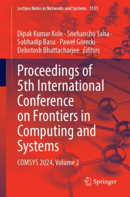 Proceedings of 5th International Conference on Frontiers in Computing and Systems: COMSYS 2024, Volume 2