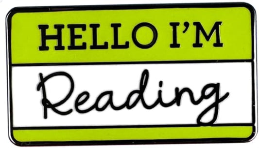 Hello I'm Reading Pin Badge