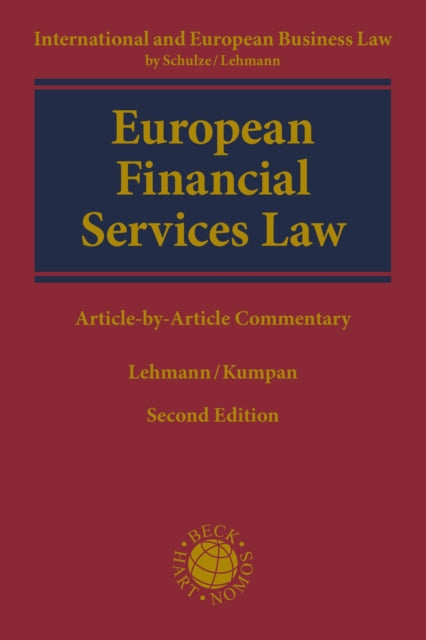 European Financial Services Law: Article-by-Article Commentary