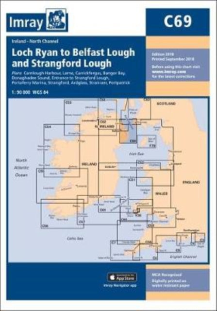 C69 Loch Ryan to Belfast Lough and Strangford Lough: Ireland Northe Channel